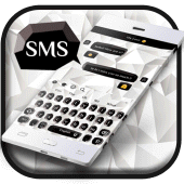 SMS Black and White Keyboard Apk