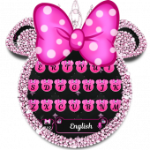 Glitter Minny theme keyboard Apk