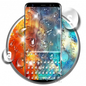 Glamorous Colorful Water Drop Keyboard Apk