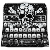 Diamond RIP Skull Keyboard Theme Apk