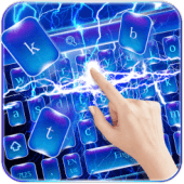 Lightning Blue Keyboard Theme Apk