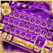 Purple Luxury Silk Keyboard Theme Apk