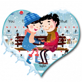 Winter Couple Keyboard Theme Apk