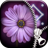 Flowers Zipper Lock Screen Apk