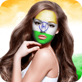 Flag On Face Paint Your Face DP Profile Maker Apk