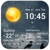 Desktop Weather Clock Widget Apk