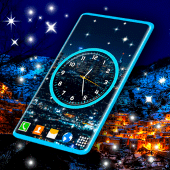 Night Sky Clock Wallpapers Apk