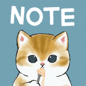 Notepad Cute Cats by mofusand Apk