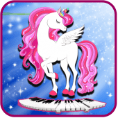 Pegasus Piano Pony Tiles : Unicorn Horn Horse Game Apk