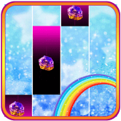 Piano Rainbow Tiles : Colorful  Song Game Apk