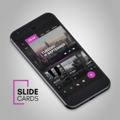 Slide Cards Theme for KLWP Apk