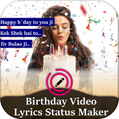 My Photo Birthday Lyrical Video Status Maker Apk