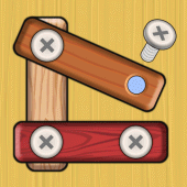 Wood Screw Nuts & Bolts Puzzle Apk