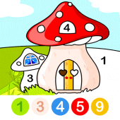 House Color by number for kids Apk