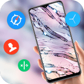 Abstract crystal water dew drop pure fresh theme Apk