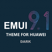 Dark Emui-9.1 Theme for Huawei Apk