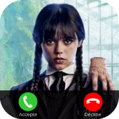 Wednesday Addams Game FakeCall Apk