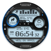 Digital Vision Watch Face Apk