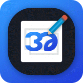 Write Burmese Text on photo Apk